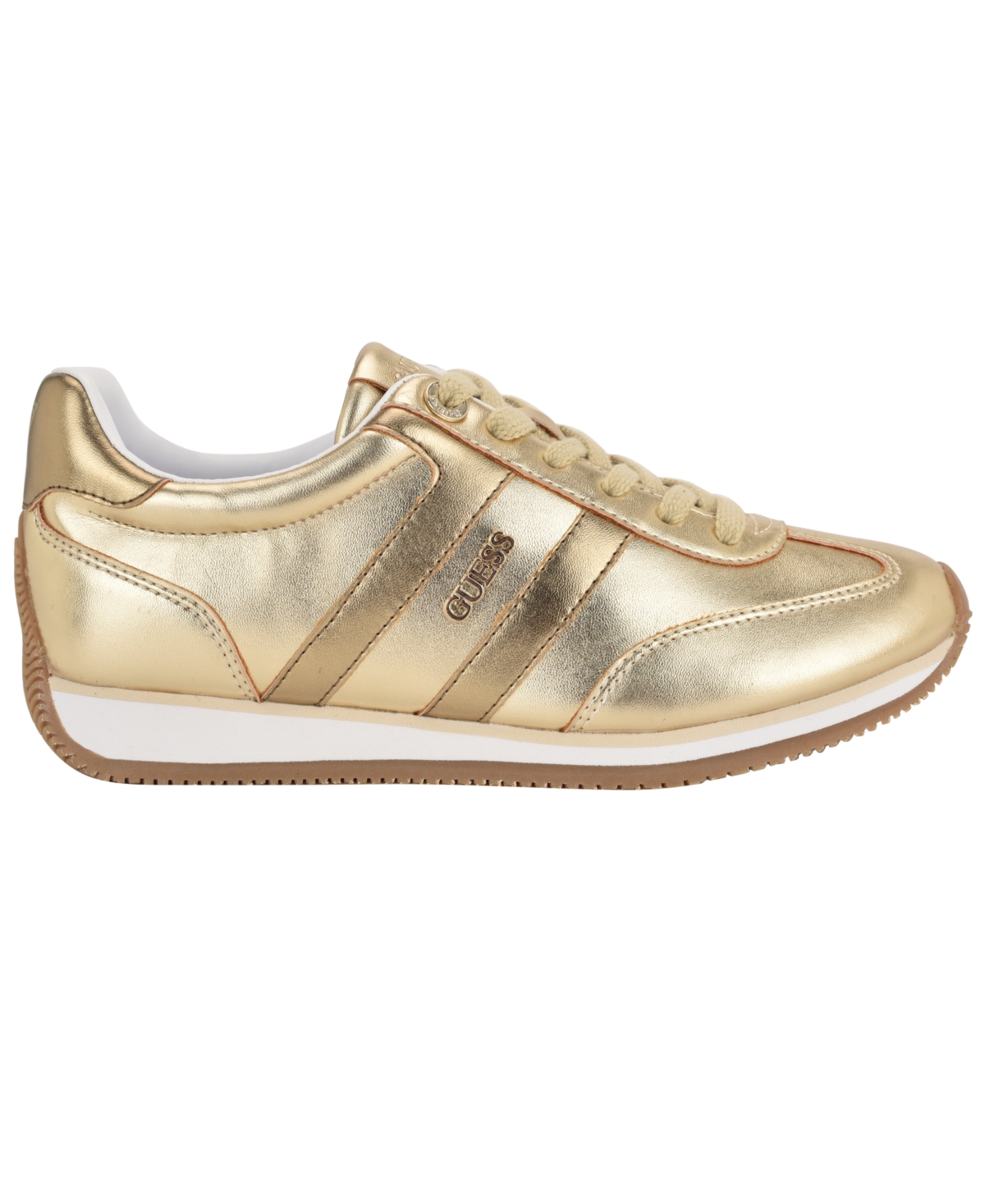 Guess Women's Saphia Lace-up Jogger Sneakers In Gold