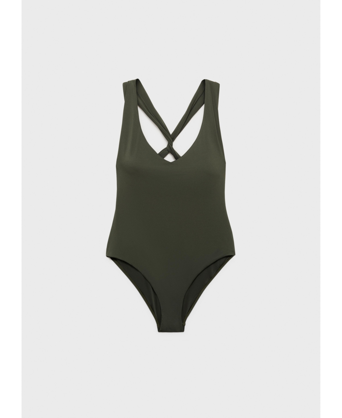 Mango Women's Crossover Back Swimsuit