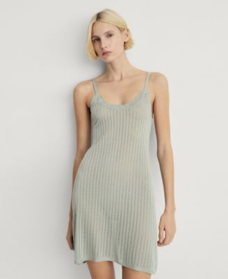 MANGO - Women's Pointelle Detail Nightgown