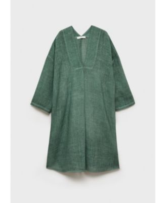 Women's Overdyed Ramie Kaftan