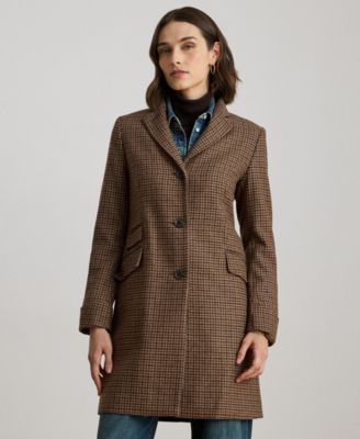 Women's Single-Breasted Walker Coat, 0P-18