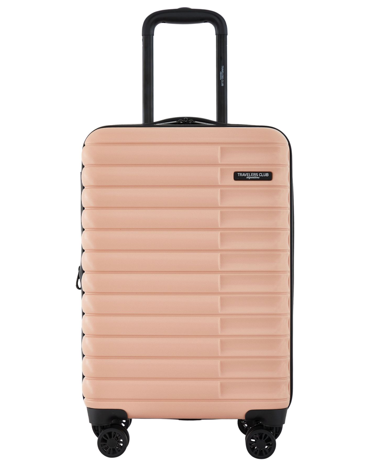 Чемоданы Travelers Club Providence 3-Pc. Expandable Hard Side Luggage Set, цвет: Пыльный розовый — фото 2