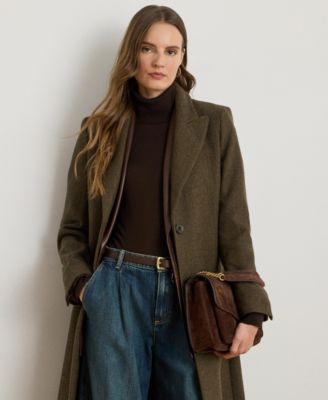 Women's Wool-Blend Walker Coat