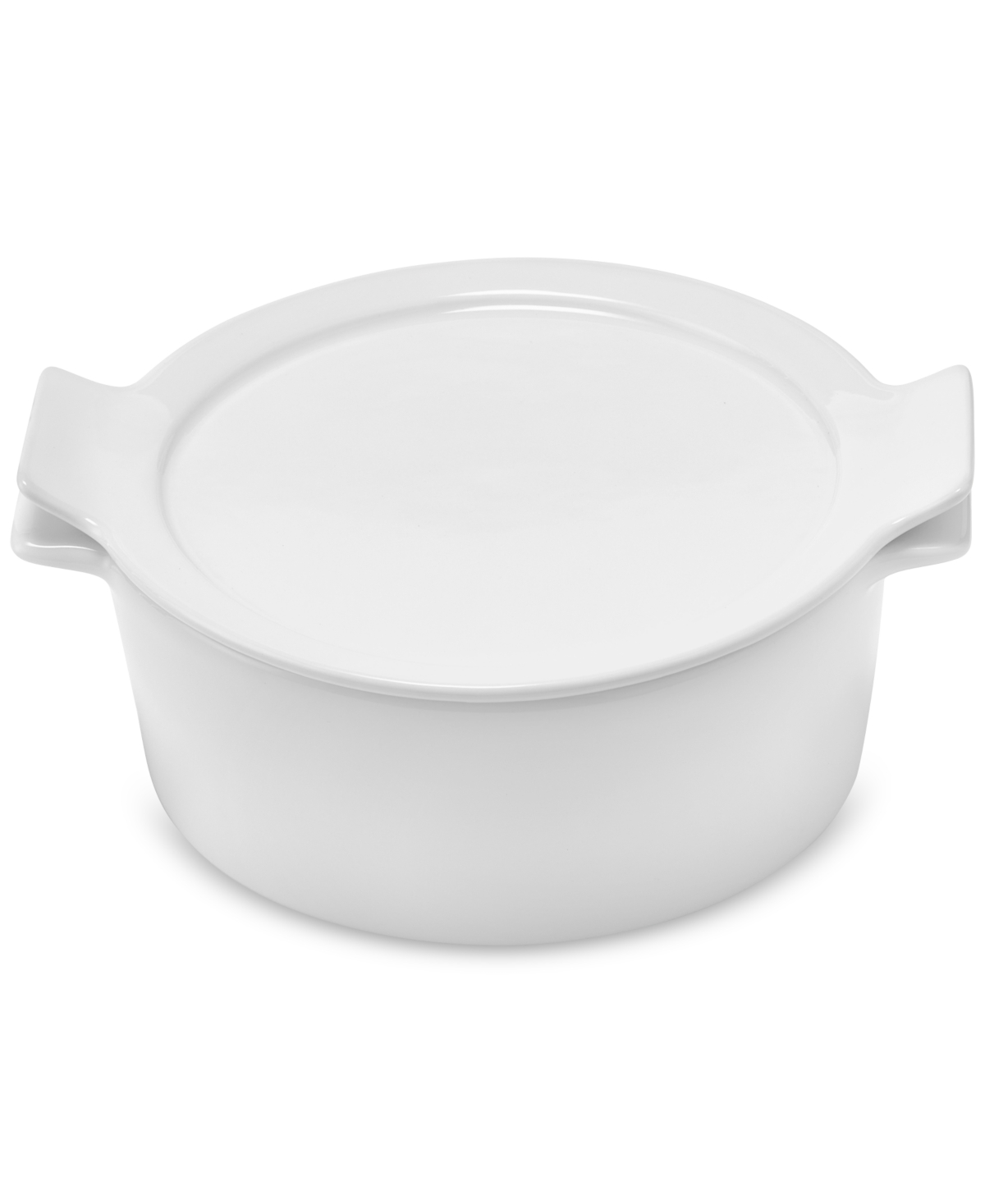 The Cellar Whiteware Cocotte And Lid, Exclusively At Macy's In White