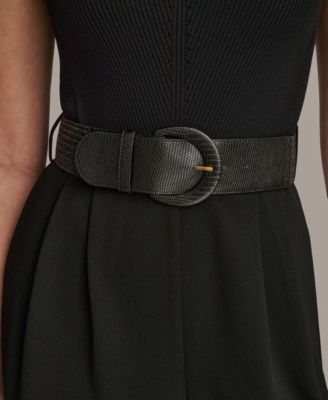 Women's Belted Straight-Leg Jumpsuit