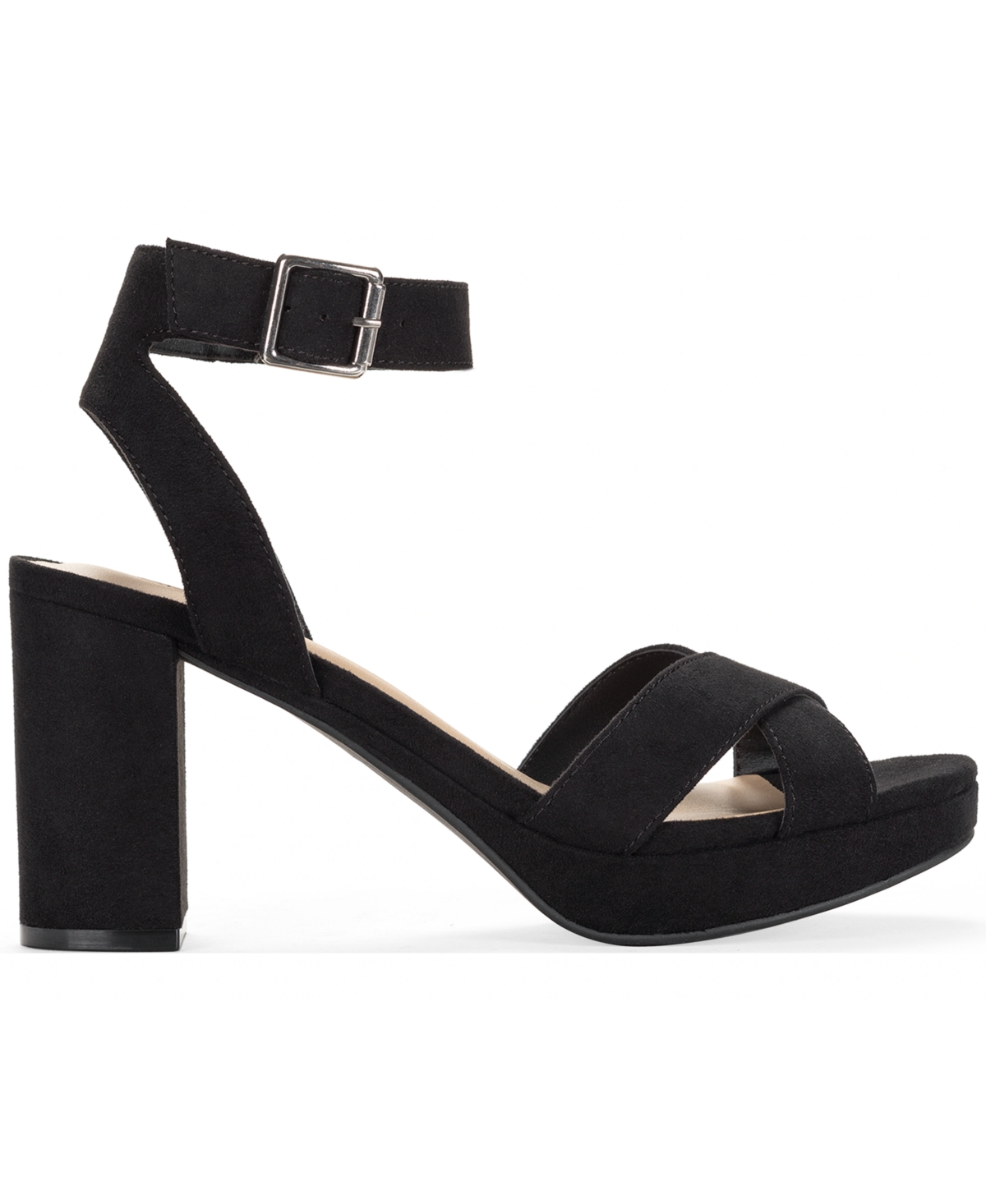 Style & Co Women's Shannonn Block-heel Dress Sandals, Exclusively At Macy's In Black