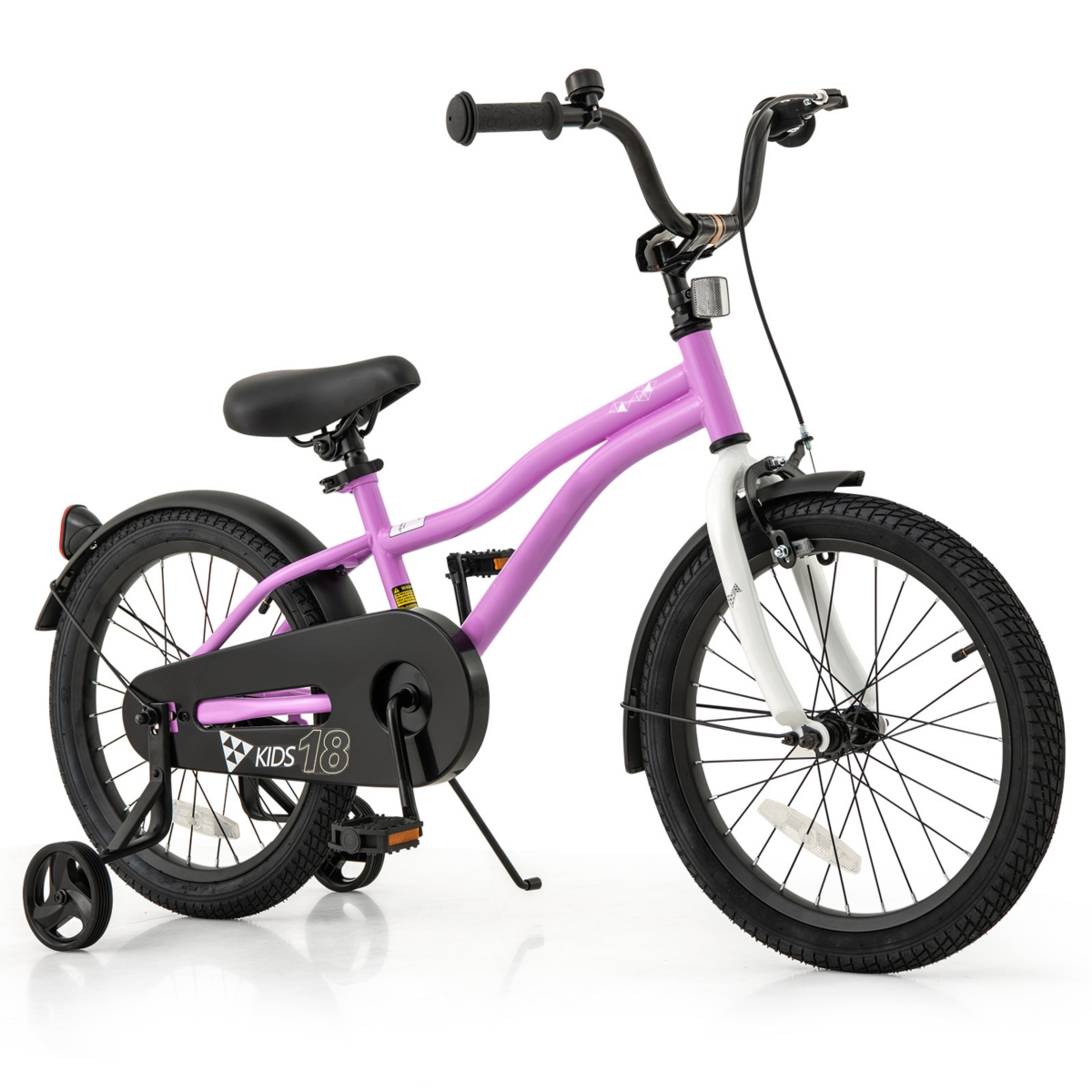 Kids Bicycle with Dual Brakes Training Wheels for Beginner Riders