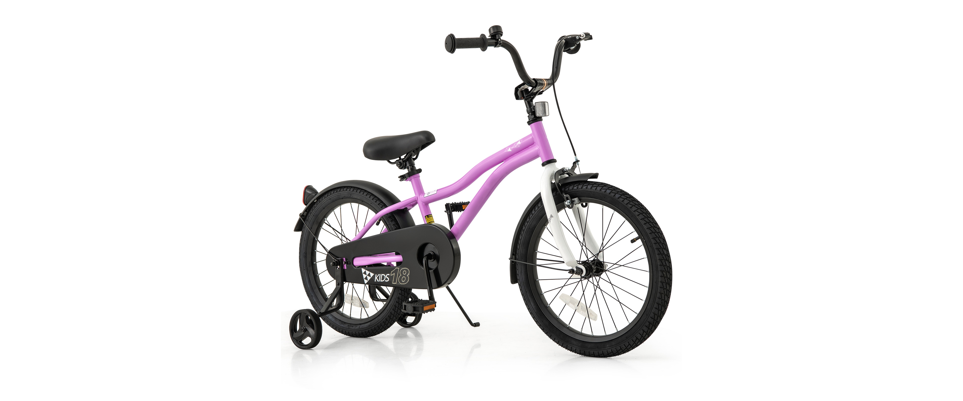Kids Bicycle with Dual Brakes and Training Wheels for Beginner Riders