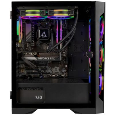 SET Gaming PC - Liquid Cooled AMD Ryzen 7 9700X 3.8GHz 8-Core, 32GB DDR5 Memory, GeForce RTX 5060 Ti 16GB GDDR7, 2TB SSD, WiFi, Win 11 Home