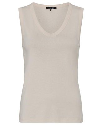 Women's Rounded V-Neck Sleeveless Shell