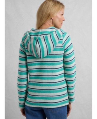Women's Ally 1/4 Zip Stripe Hoodie