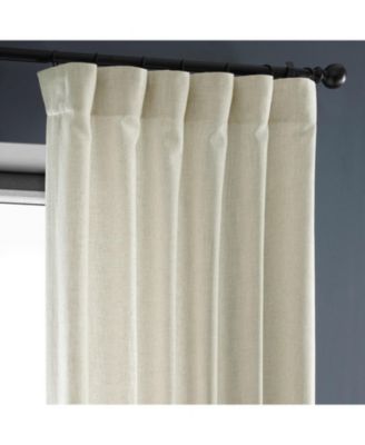 Heavy Faux Linen Curtain