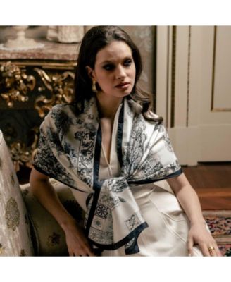 Toile - Long Silk Scarf for Women