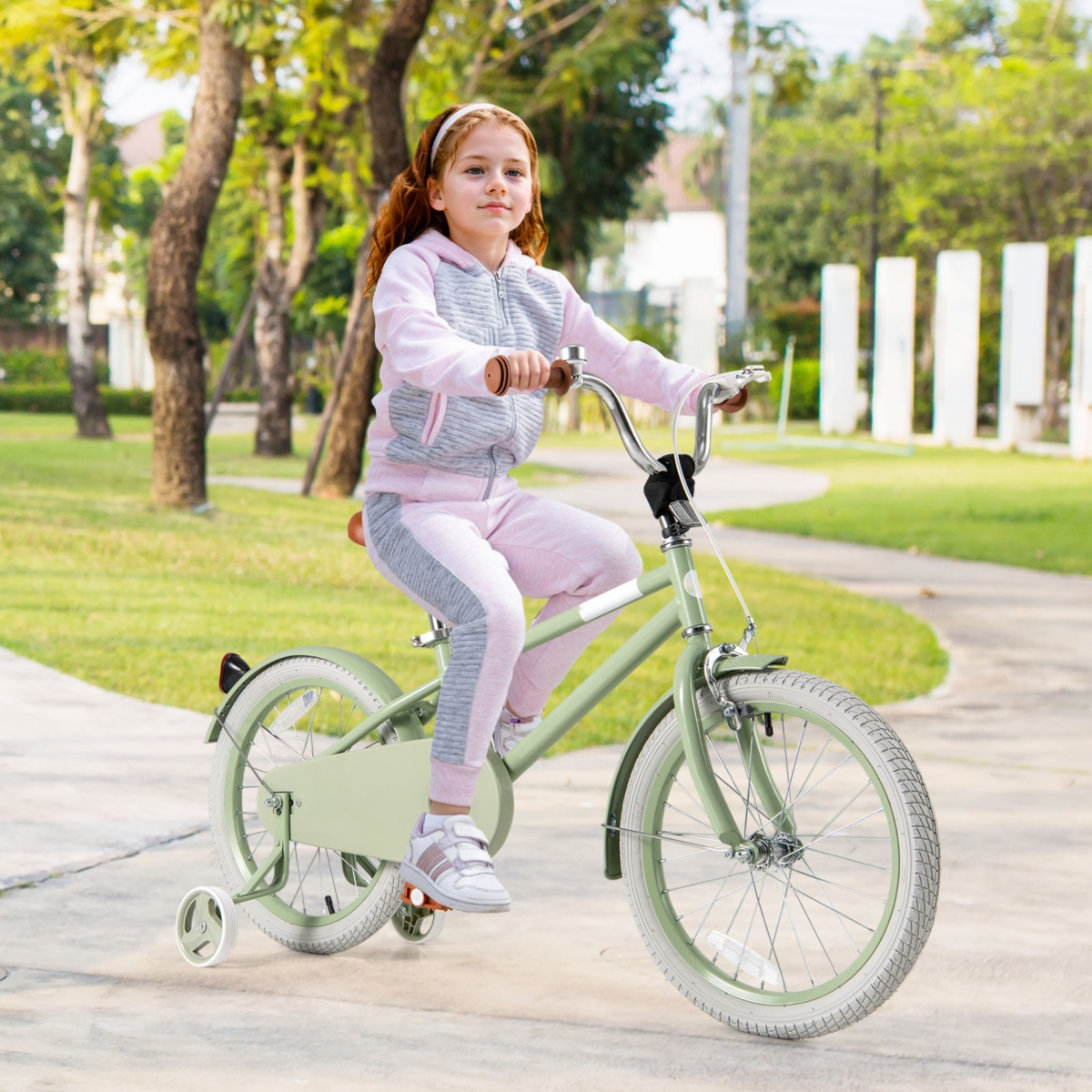 Kids Bike with Adjustable Handlebar Saddle for Growing Children