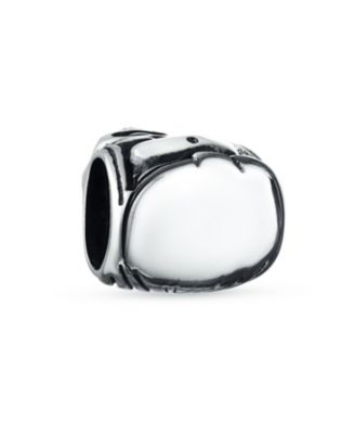 Asian Laughing Buddha Spiritual Mediation Charm Bead .925 Sterling Silver Fits European Bracelet