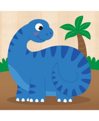 Dinosaurs Chunky Wood Puzzles - Kids 4 Pack