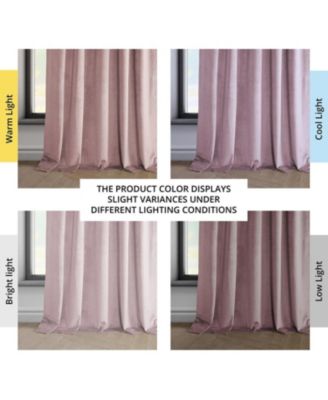 Heritage Plush Velvet Room Darkening Curtain