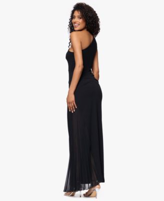 Women's One-Shoulder Long Sheath Dress