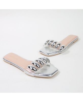 Kiki Embellished Cleat Strap Slides