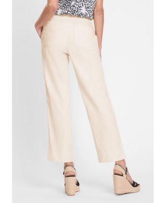 Women's Mona Fit Linen Blend Pull-On Pant
