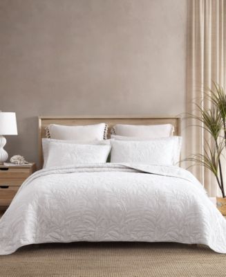 Tommy Bahama Home Solid Costa Sera Cotton Reversible Quilt, Twin