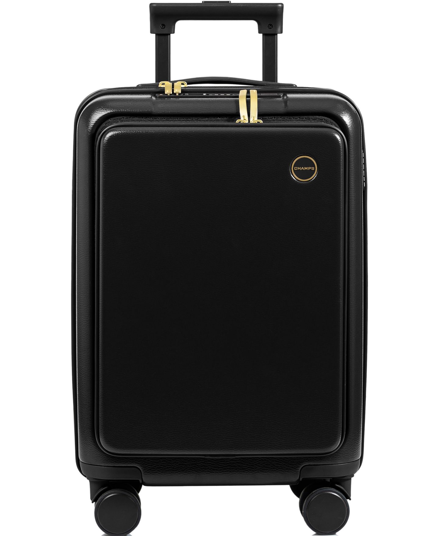Чемодан CHAMPS 21.5" Onyx Hardside Carry-on Luggage, цвет: Чёрный — фото 6