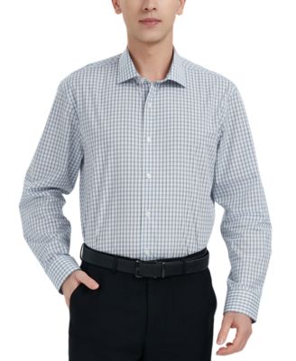 Perry Ellis Men's Shadow Plaid Dress Shirt