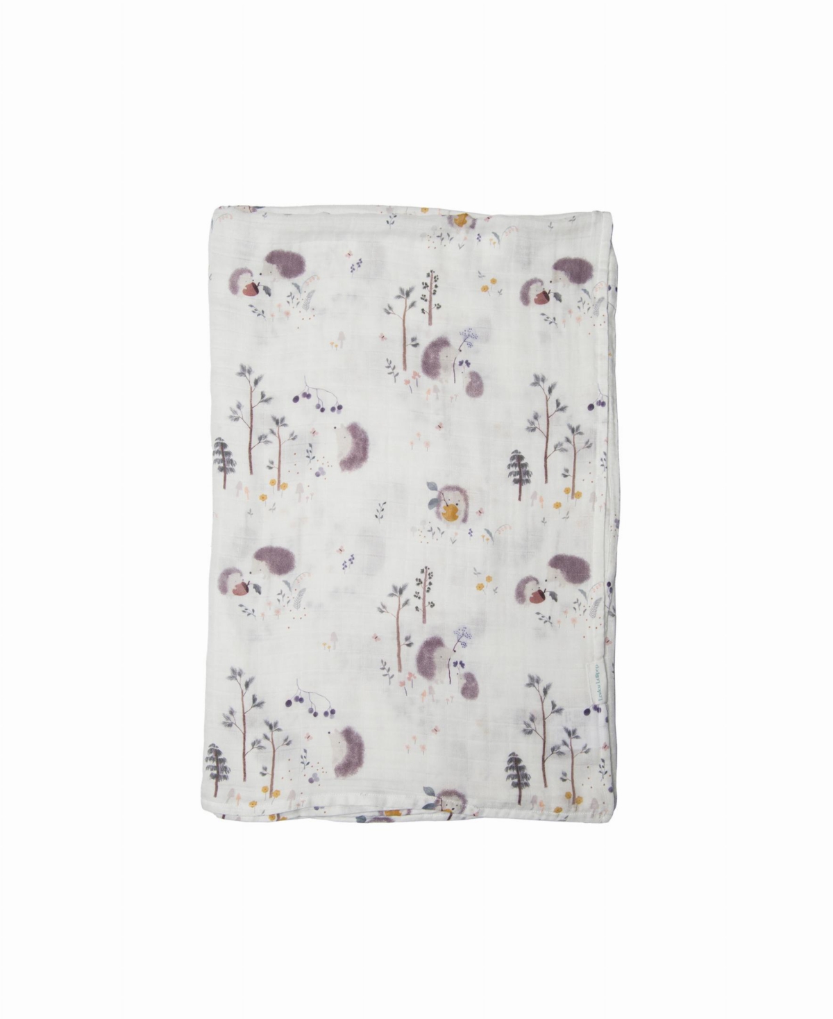 Loulou Lollipop Baby Flower Print Swaddle - Hedgehogs