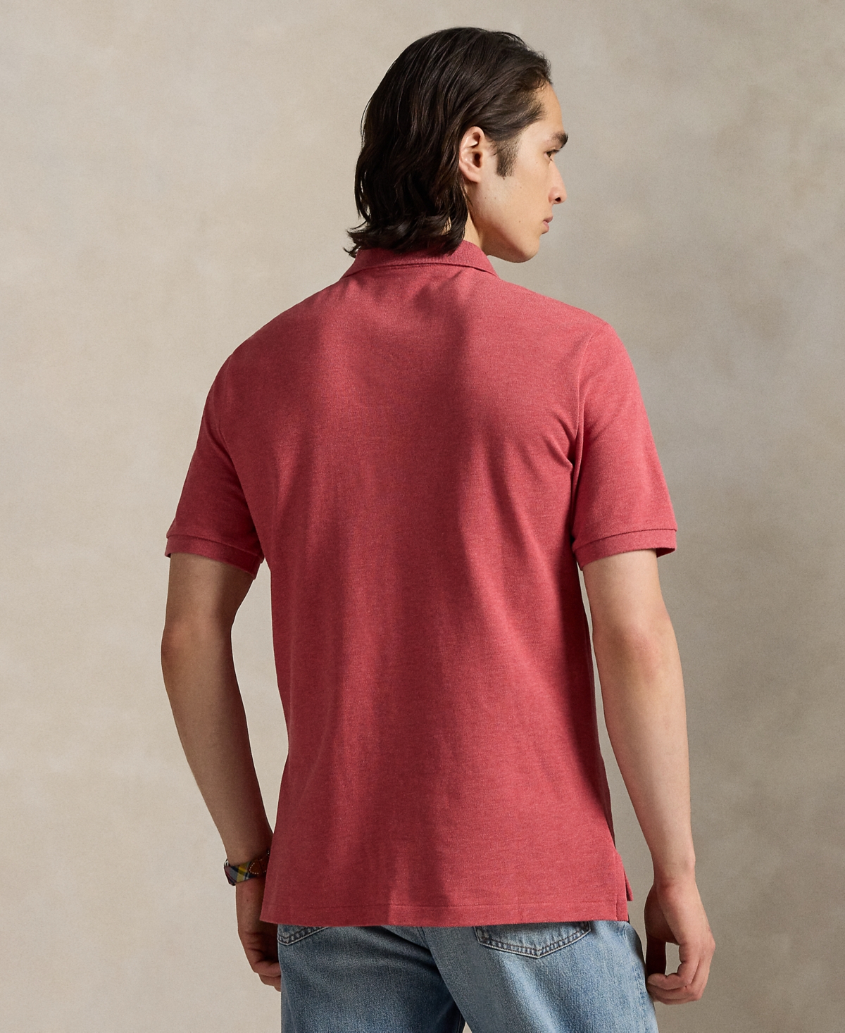Polo Ralph Lauren Men's Classic-fit Mesh Polo In Pink