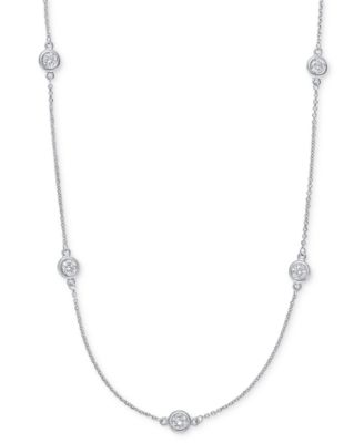 EFFY Collection - Diamond Bezel 20" Statement Necklace (1 ct. t.w.)