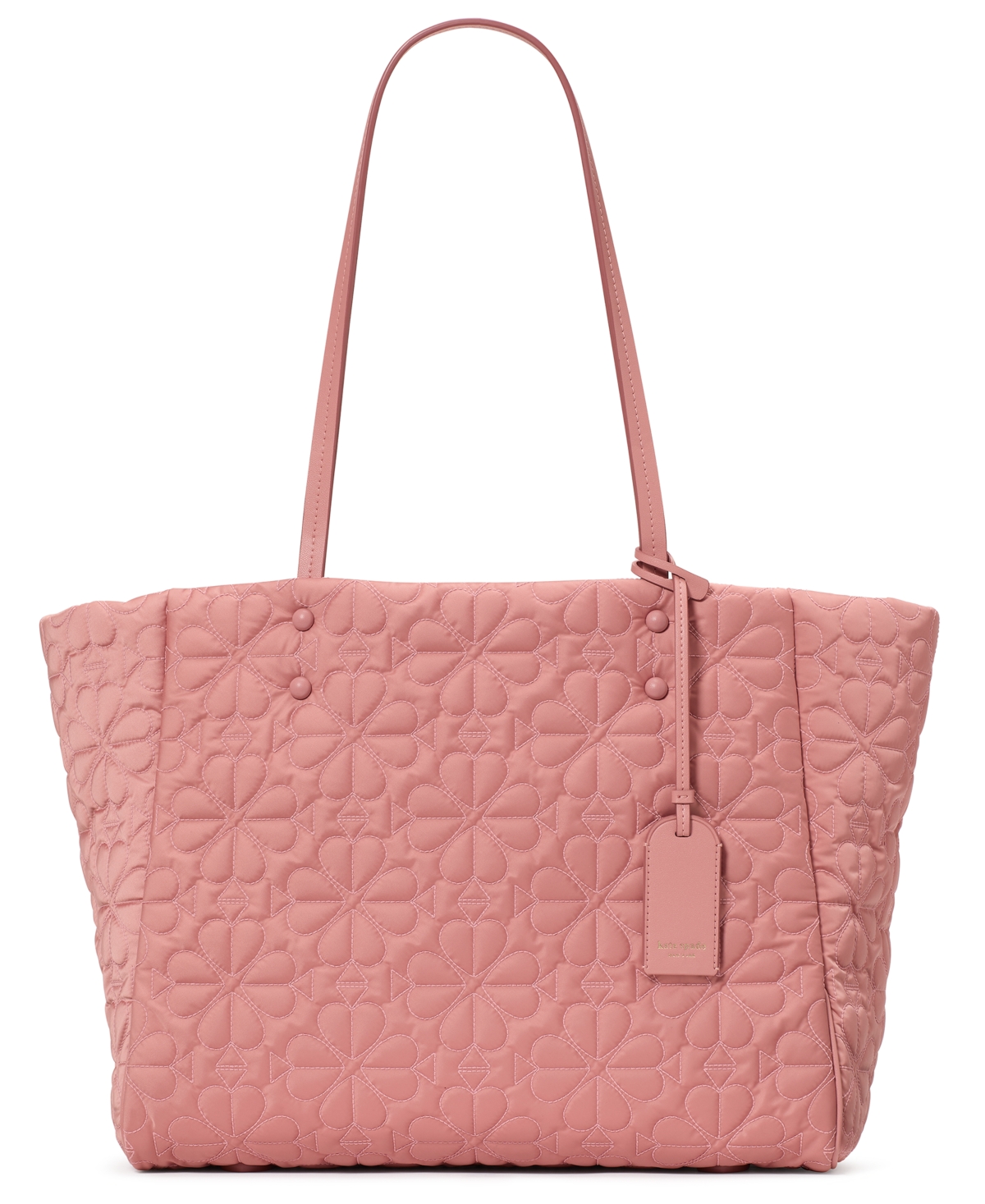 Tilly Quilted Medium Tote Bag - Cosmetic Pink