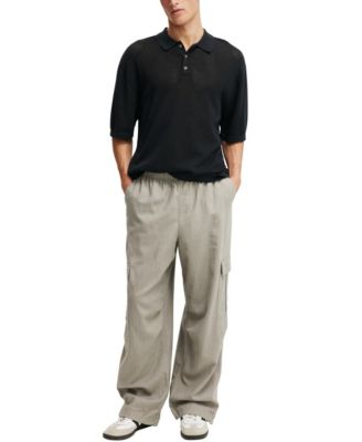 Men's Knitted Polo Shirt