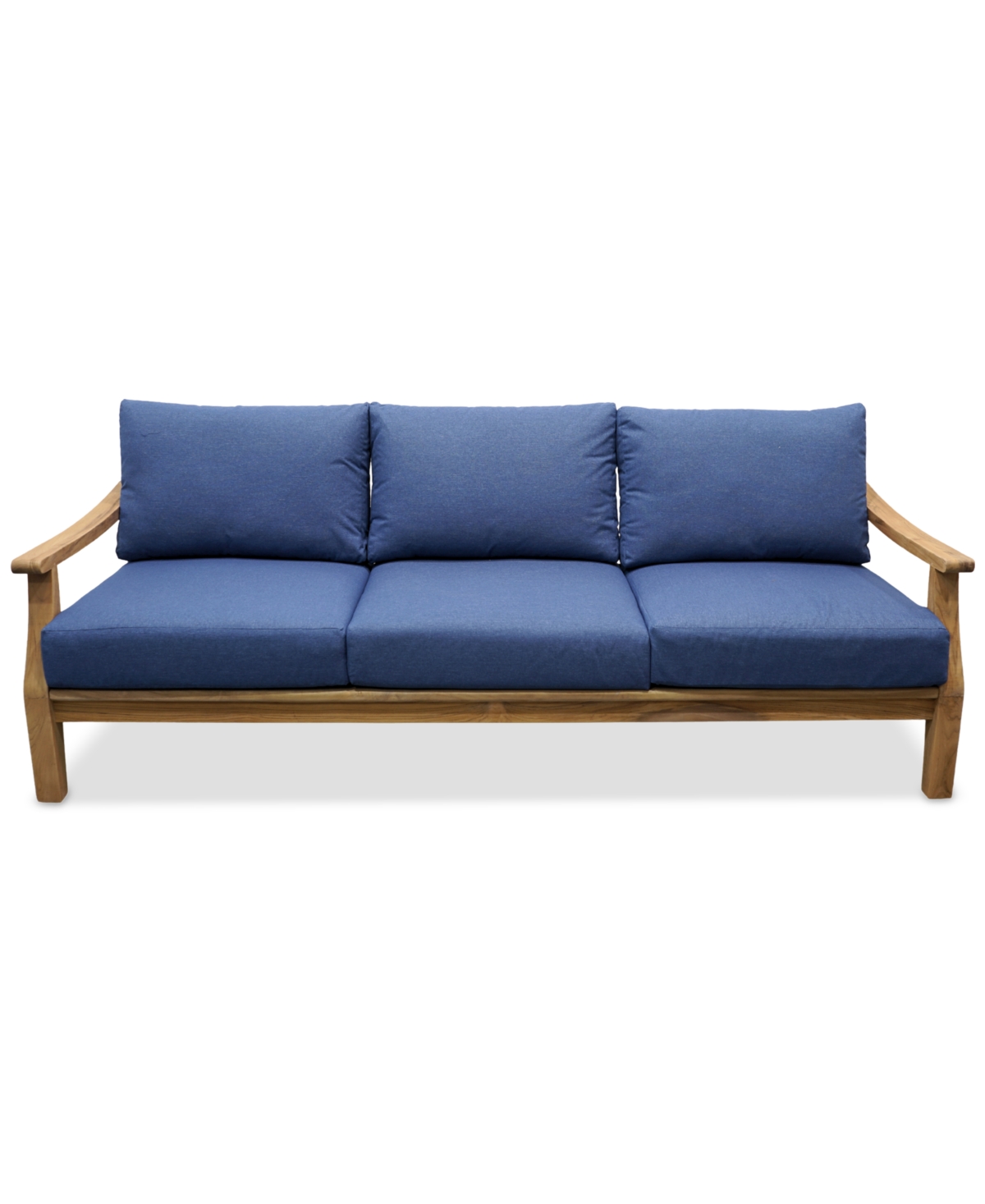 Macy's Bristol Sofa, Created For  In Blue