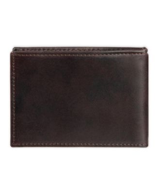Men's RFID Two Tone Arcadia Leather Front Pocket Flick Bar Wallet