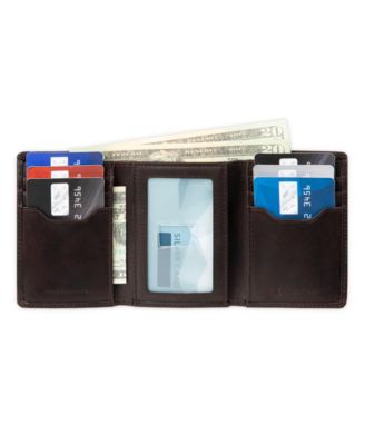 Men's RFID Two Tone Arcadia Leather Trifold Wallet