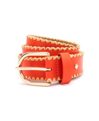 Women's 35mm Straw Edge Belt