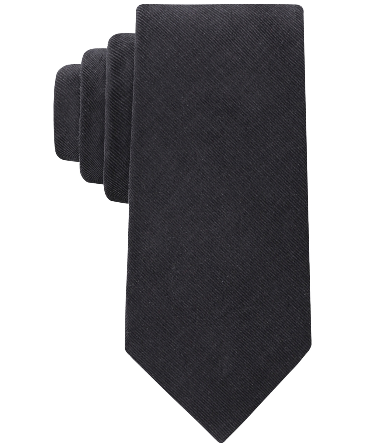 Tommy Hilfiger Men's Howard Textured Tie In Black