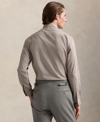 Men's Classic-Fit Houndstooth Twill Shirt