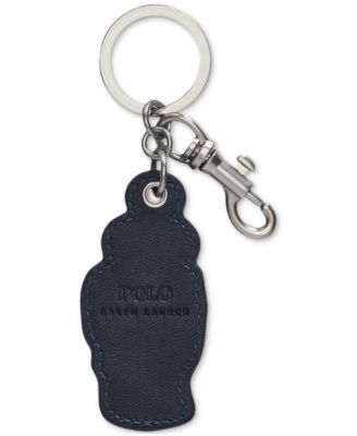 Men's Polo Bear Leather Key Fob