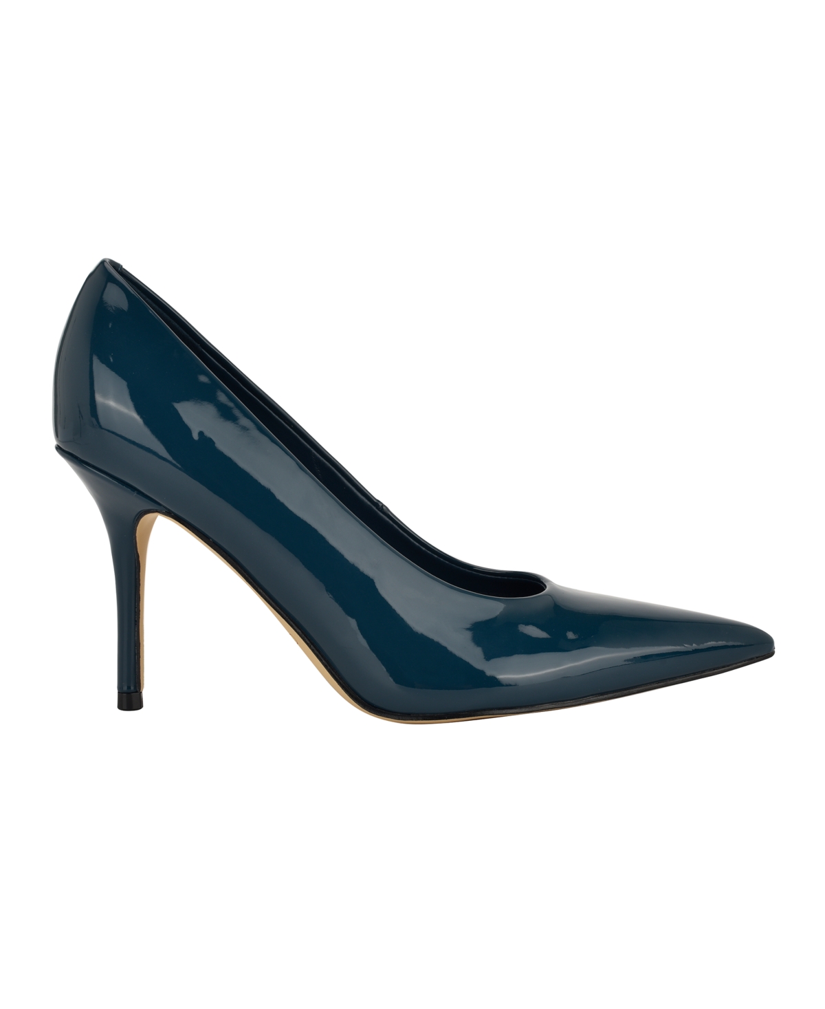 Calvin Klein Leciey Pointed Toe Pump In Green