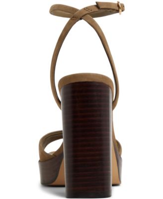 Women's Lothon Two-Piece Platform Heeled Dress Sandals