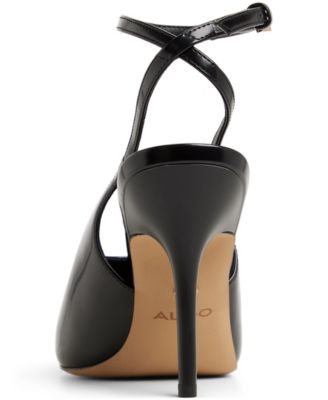 Women's Lisandre High-Vamp Ankle-Wrap Heeled Pumps