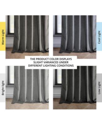Heritage Plush Velvet Room Darkening Curtain