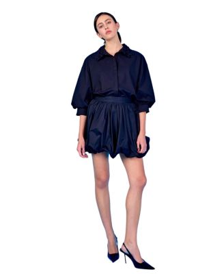 Women's High Waisted Bubble Skirt