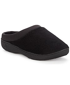 Microterry Pillowstep Slippers with Satin Trim