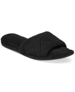 Charter Club Open-Toe Memory Foam Scuff Slippers, Only at Macys