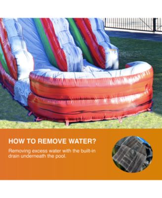 Commercial Grade Water Slide with Splash Pool (with Blower)