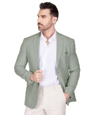 Men's Slim Fit Linen-Blend Blazer