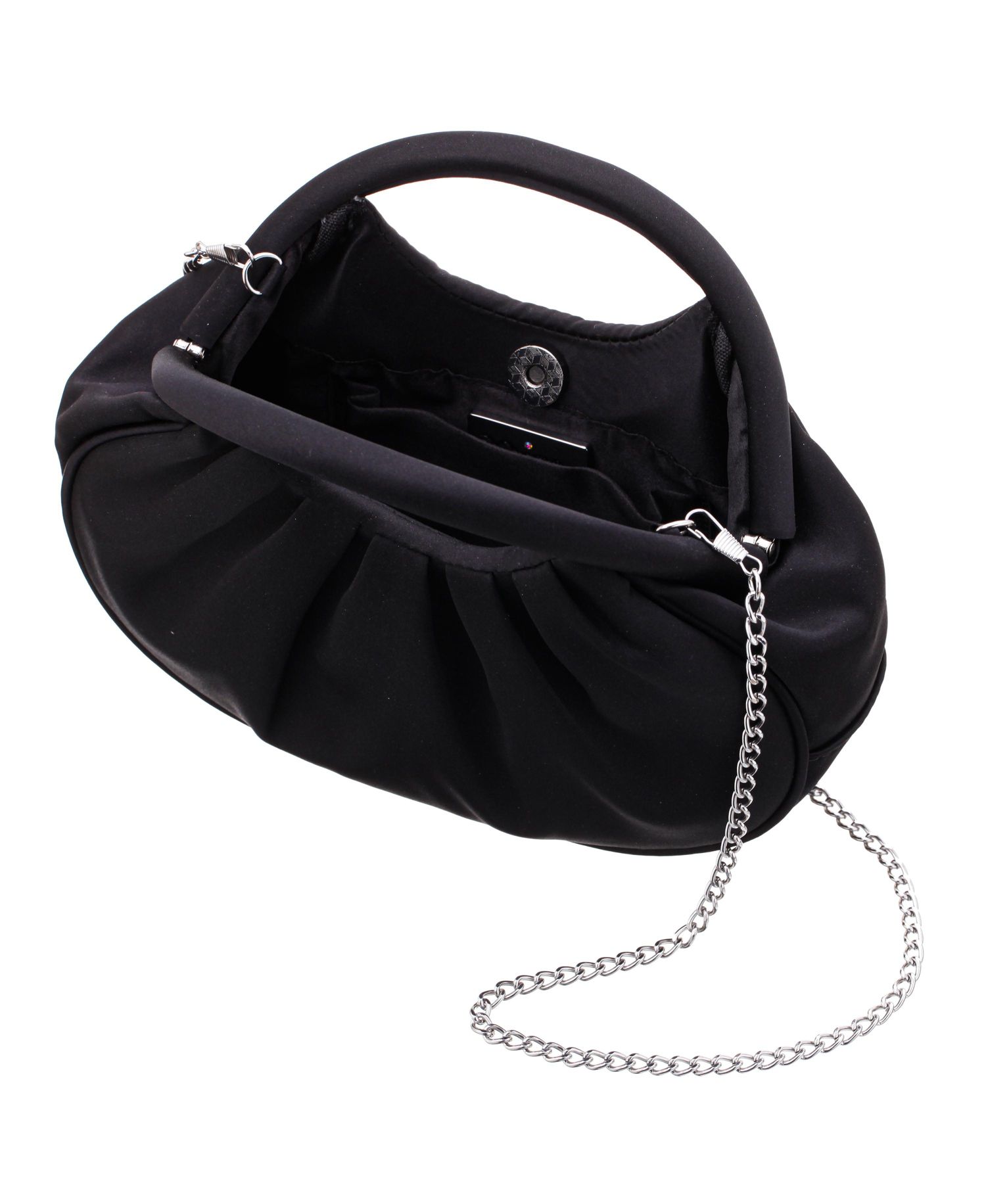 Mini Moon with Cut Out Handle Satchel Bag
