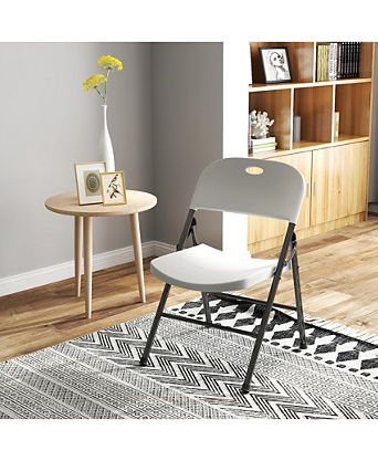 6-Pack Plastic Folding Chair Set